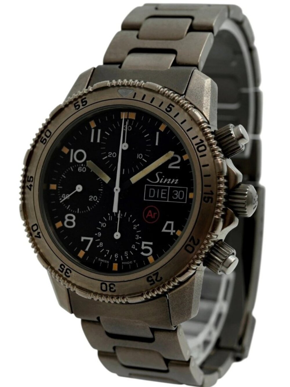 Sinn 41mm Men's Arktis Automatic Chronograph Titanium Automatic Watch! Ref: 203!